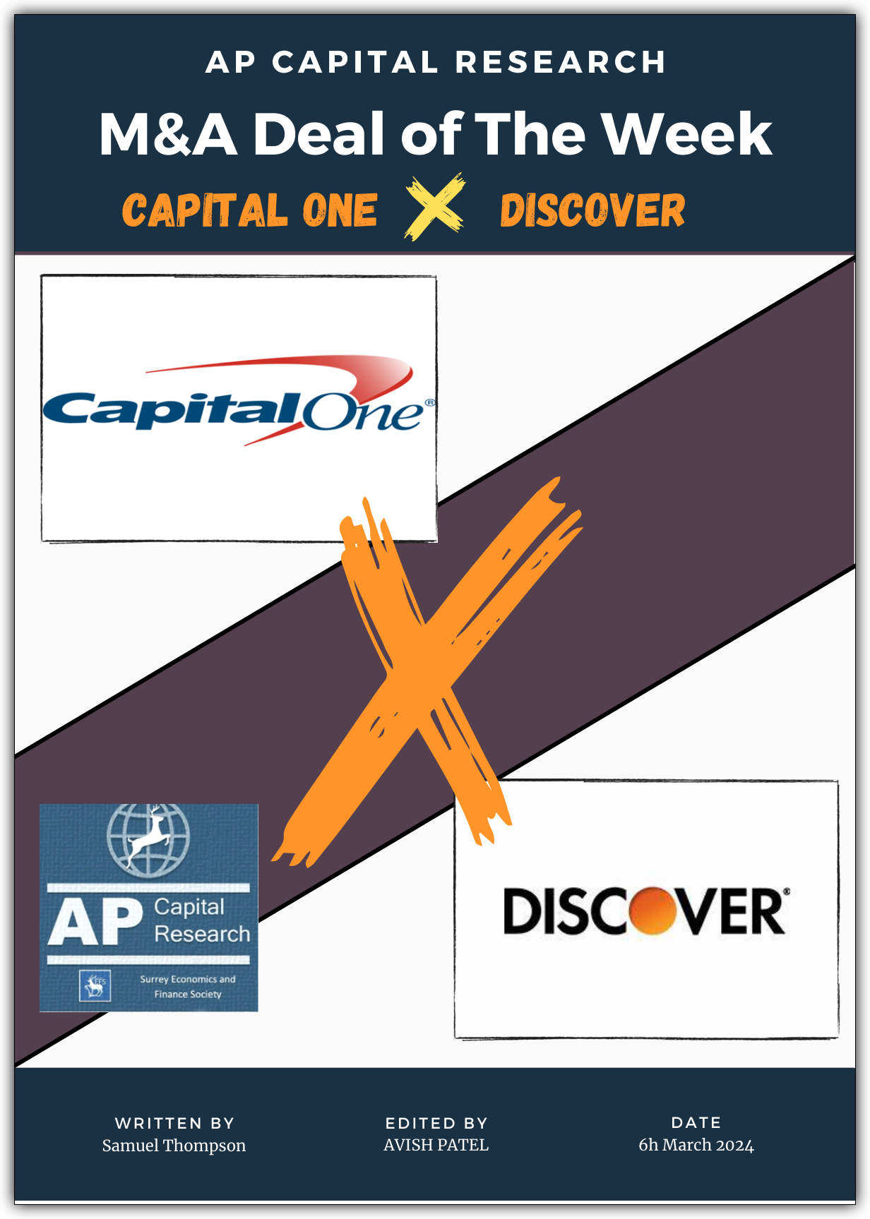 M&A Deal of the Week - Capital One X Discover